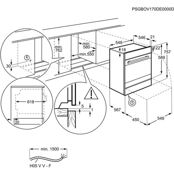 Electrolux EB7L4XCN 71 l 3500 W Chrom, 2 image