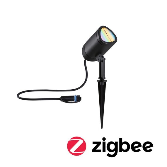 Paulmann Outdoor Plug & Shine Spot Shira RGBW Zigbee 2000-6500K