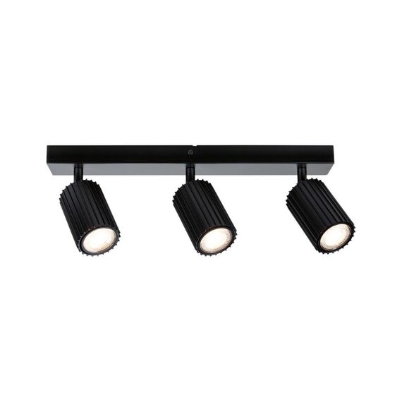 Paulmann Wandaufbauleuchte Spotlight Lirena GU10 max., 3-flammig, sz matt metall