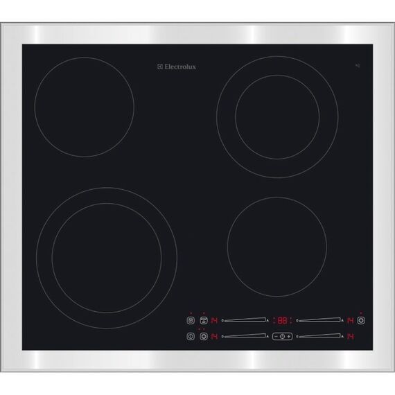 Electrolux GK58TSPLCN Schwarz, Edelstahl Integriert Zonen-Induktionskochfeld 4 Zone(n)