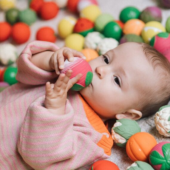 Oli&Carol Veggie Salad Baby Sensory Balls Beissring, 6 image