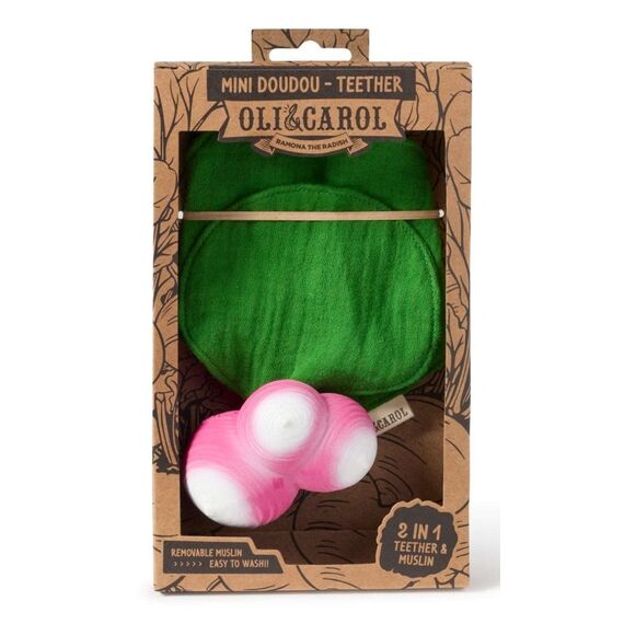 Oli&Carol Ramona the Radish Mini Doudou Beissring, 3 image