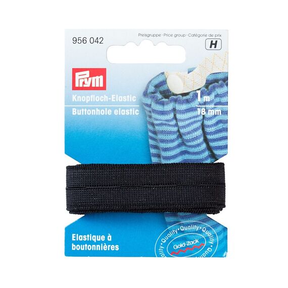 Prym 19560420 Nähgummi Schwarz 1 m 1 Stück(e)