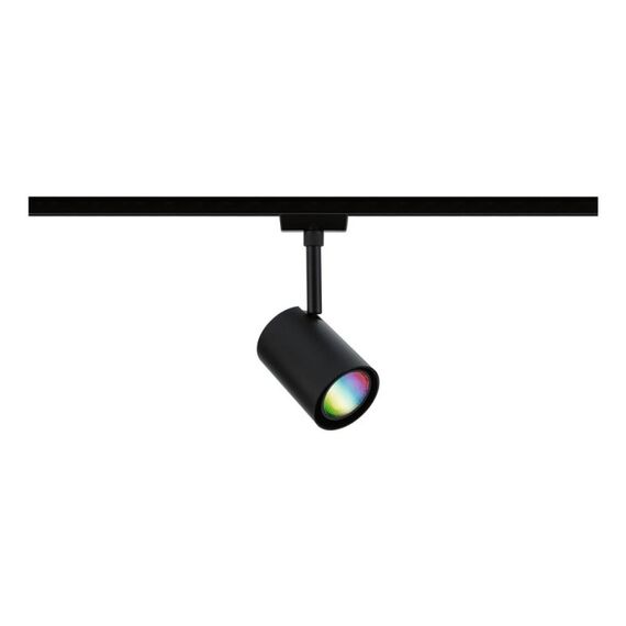 Paulmann URail Schienenspot Smart Home Zigbee 3.0 350lm 4,8W RGBW+ dimmbar 230V Schwarz matt