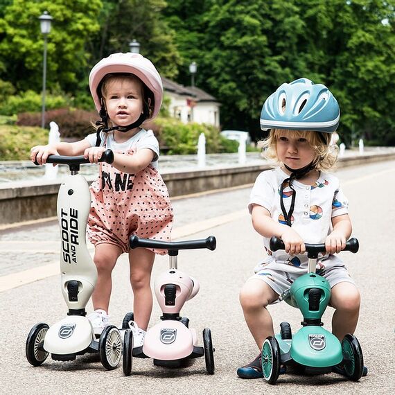 Scoot & Ride Highwaykick 1 Kinder Dreiradroller Grün, Farbe: Grün, 4 image