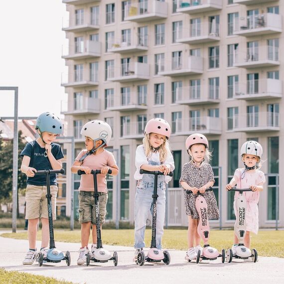 Scoot & Ride Highwaykick 3 Kinder Klassischer Roller Rose, 3 image