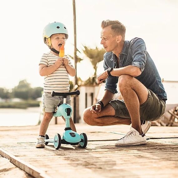Scoot & Ride Highwaykick 1 Kinder Dreiradroller Blau, Farbe: Blau, 5 image