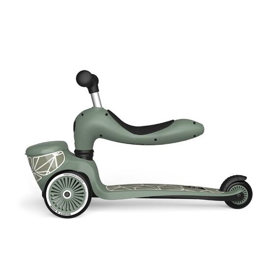 Scoot & Ride Highwaykick 1 Kinder Dreiradroller Grün, 4 image