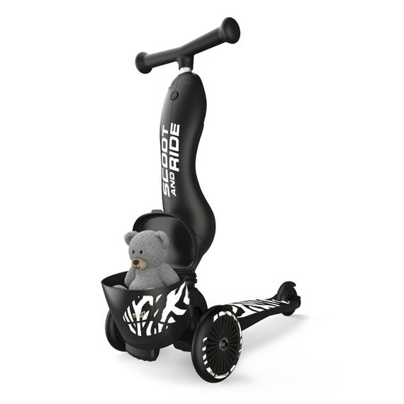 Scoot & Ride Highwaykick 1 Kinder Dreiradroller Schwarz, 5 image