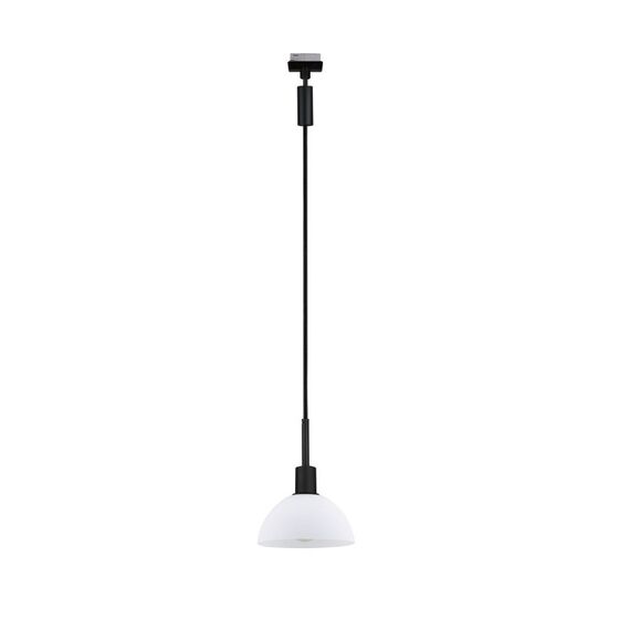 Paulmann URail Pendel Sarrasani max 20W E14 Schw matt/Opal 230V Metall Glas