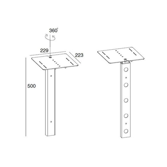 Multibrackets 9741 Zubehör für Monitorhalterung, 2 image