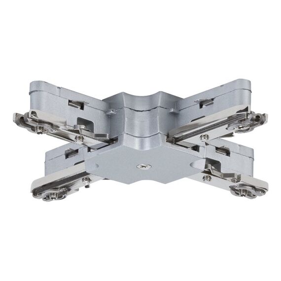 Paulmann URail System X-Verbinder 125mm max. 1000W Chrom matt 230V Metall