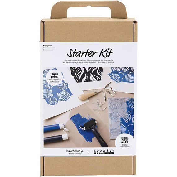Creativ Company 977754 Riefen-/Prägewerkzeug Schwarz, Blau, Weiß