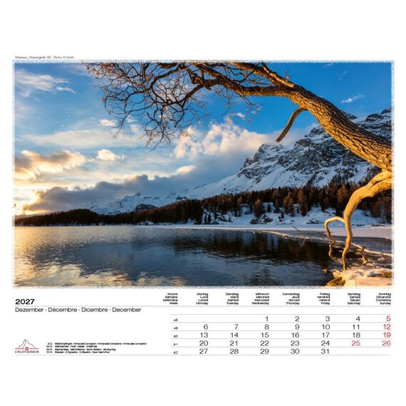 Calendaria Swiss Nature 2027, 3 image