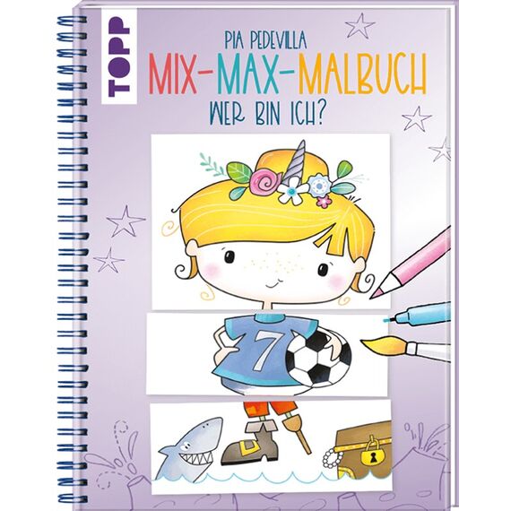 TOPP Verlag Mix-max-malbuch wer bin ich?