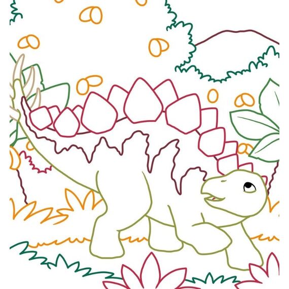 TOPP Verlag Zauberpapier malbuch dinosaurier, 5 image