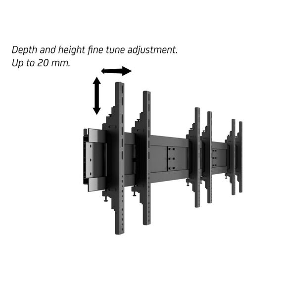 Multibrackets 9789 Halterung für Schilderdisplays 190,5 cm (75") Schwarz, 8 image