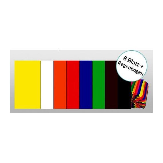 URSUS 9930099 Kunstdruckpapier Kunstpapier 10 Blätter