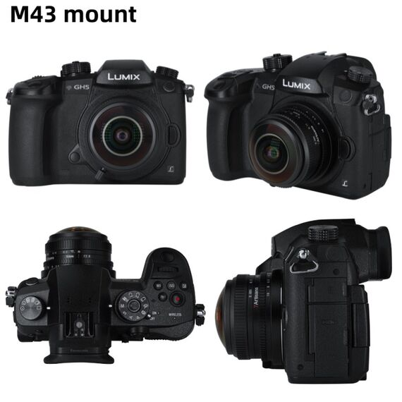 7Artisans A012B-M Kameraobjektiv MILC/SLR Weitwinkel-Fischaugenobjektiv Schwarz, 2 image