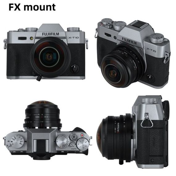 7Artisans A012B-X Kameraobjektiv MILC/SLR Weitwinkel-Fischaugenobjektiv Schwarz, 2 image