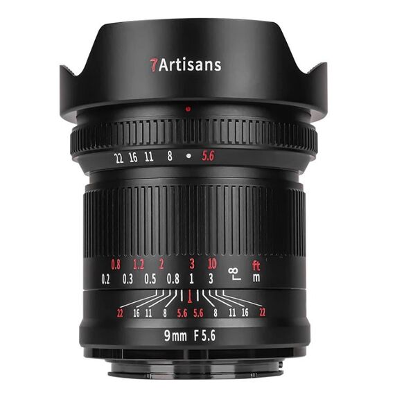 7Artisans A016B-L Kameraobjektiv MILC Ultraweitwinkelobjektiv Schwarz