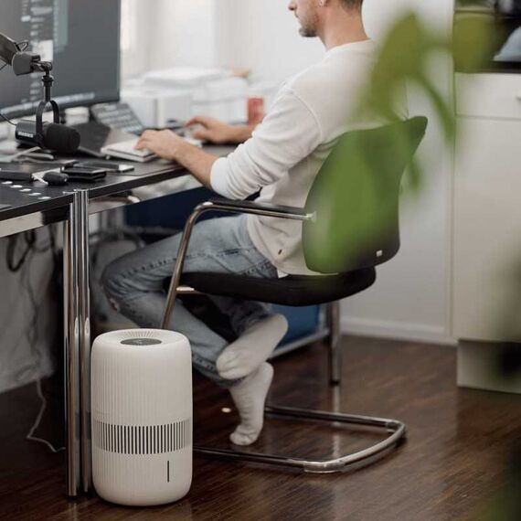 Ecofort ecoQ HumidAir E600+ Luftbefeuchter Natürlich/Natur 4 l Weiß 12 W, 12 image