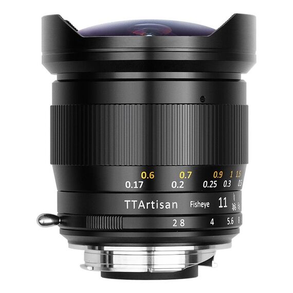 TTArtisan 11mm F2.8 Fisheye Lens MILC Weitwinkel-Fischaugenobjektiv Schwarz