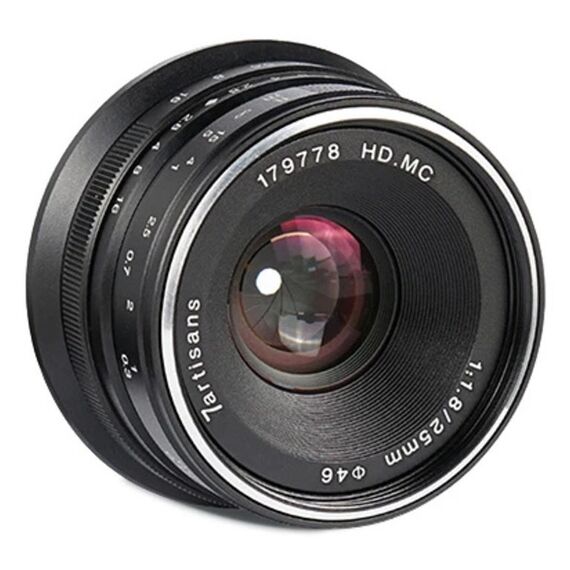 7Artisans 25mm f/1,8 für MFT