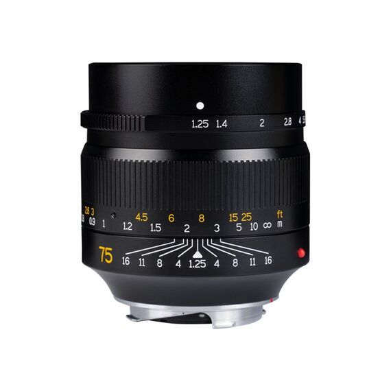 7Artisans 75mm F1.25 MILC Vollformat-Objektiv Schwarz, 2 image