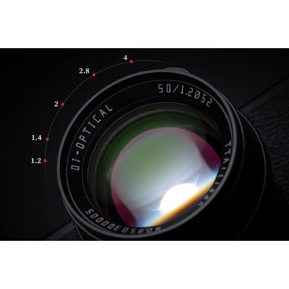 TTArtisan APS-C 50mm F1.2 MILC Schwarz, 4 image
