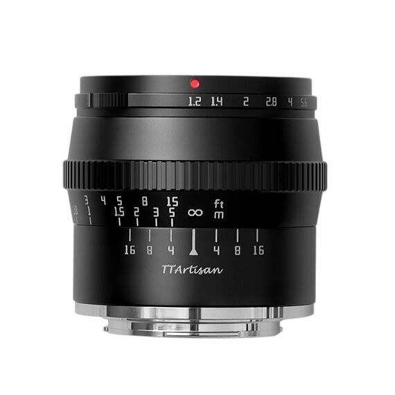 TTArtisan APS-C 50mm F1.2 MILC Schwarz