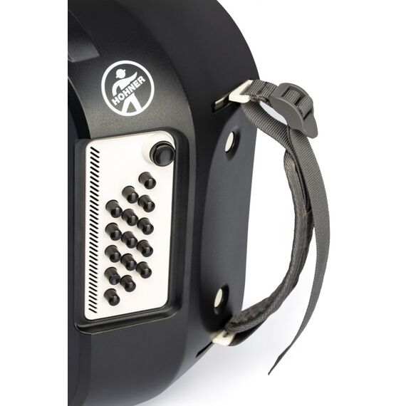 Hohner A2931 Akkordeon Knopfakkordeon 15 Tasten 21 Tasten Schwarz, Weiß, 3 image