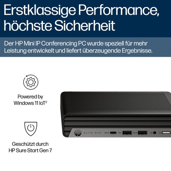 HP Poly Studio Basis-Kit G9 Plus für Microsoft Teams HP Mini IP-PC mit TC10, 5 image