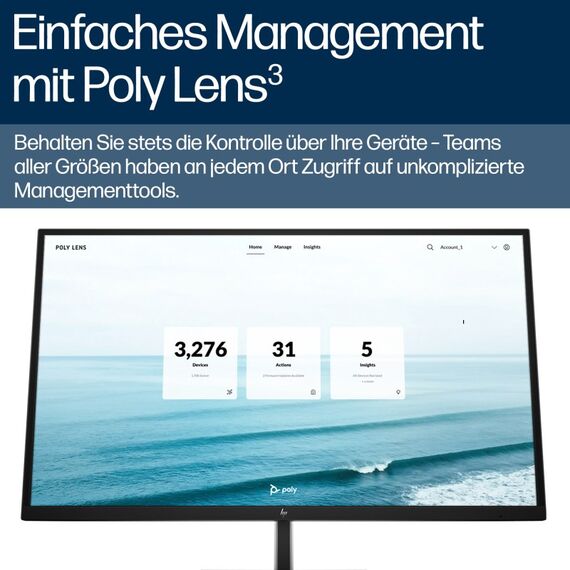 HP Poly Studio Basis-Kit G9 Plus für Microsoft Teams HP Mini IP-PC mit TC10, 7 image