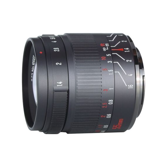 7Artisans 55 mm F1.4 MKII MILC Standardobjektiv Schwarz, 2 image