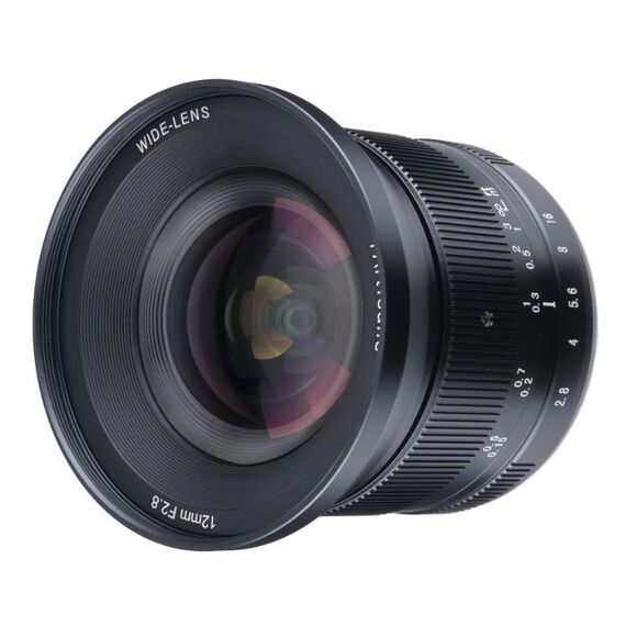 7Artisans A601B-II 12mm F2.8 MKII MILC/SLR Ultraweitwinkelobjektiv Schwarz