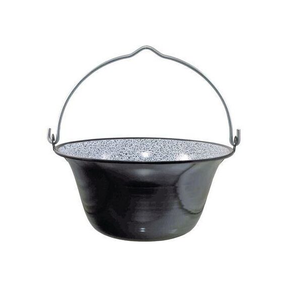 Garcima A6041 Camping-Kochtopf Polenta-Topf 6 l Schwarz, Grau