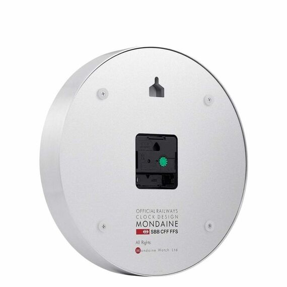 Mondaine A990.CLOCK.16SBB Wand- /Tischuhr Quarzuhr Kreis Silber, 4 image