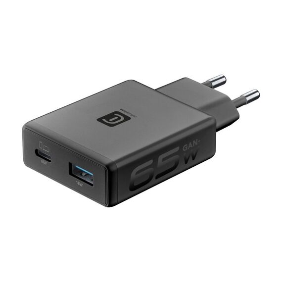 Cellularline CHARGER POWER LITE 65W SLIM DUAL A+C