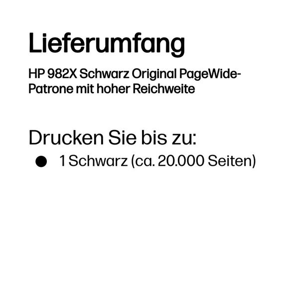 HP 982X Schwarz Original PageWide-Patrone mit hoher Reichweite, 3 image