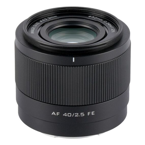 VILTROX AF 40 2.5 FE Kameraobjektiv Kinoobjektiv Vollformat-Objektiv Schwarz