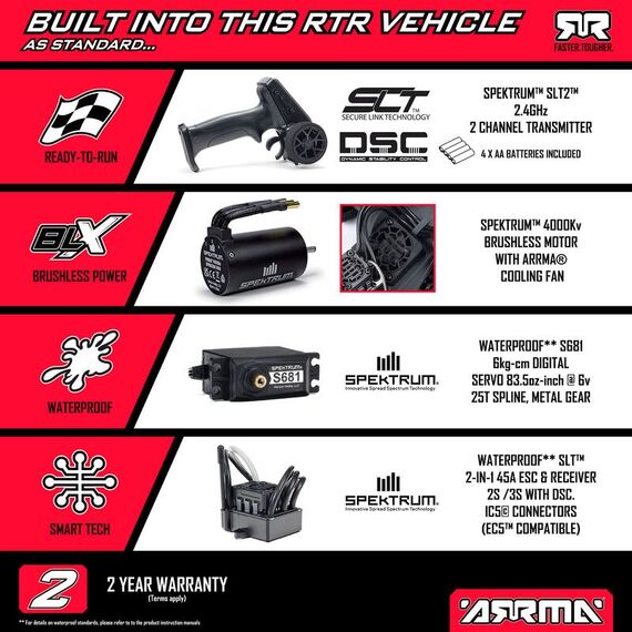 ARRMA АРА3537Т1 ferngesteuerte (RC) modell Monstertruck Elektromotor 1:10, 20 image