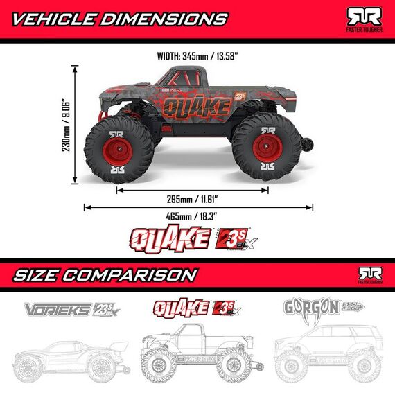 ARRMA ARA3537T3 ferngesteuerte (RC) modell Monstertruck Elektromotor 1:10, 11 image