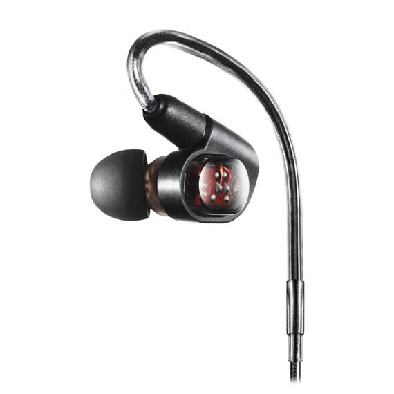 Audio-Technica ATH-E70 Kopfhörer & Headset Kabelgebunden im Ohr Musik Schwarz, 3 image
