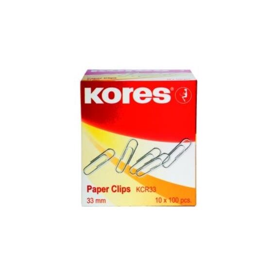 Kores B-BK43012 Papierklammer Metall 1000 Stück(e)