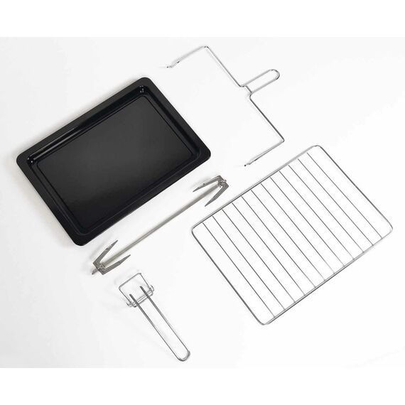 KOENIG B00104 Grillofen 30 l 1600 W Schwarz, Silber Grill, 3 image