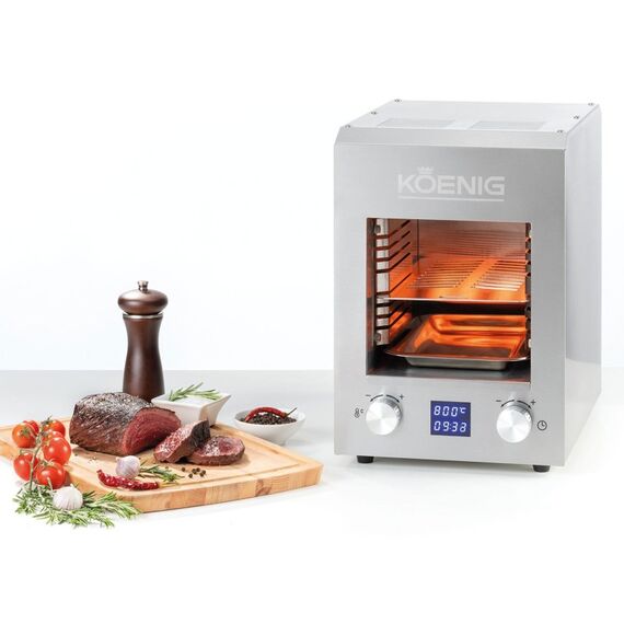 KOENIG B02308 Grill Elektro Gebürstetes Eisen 2200 W, 3 image