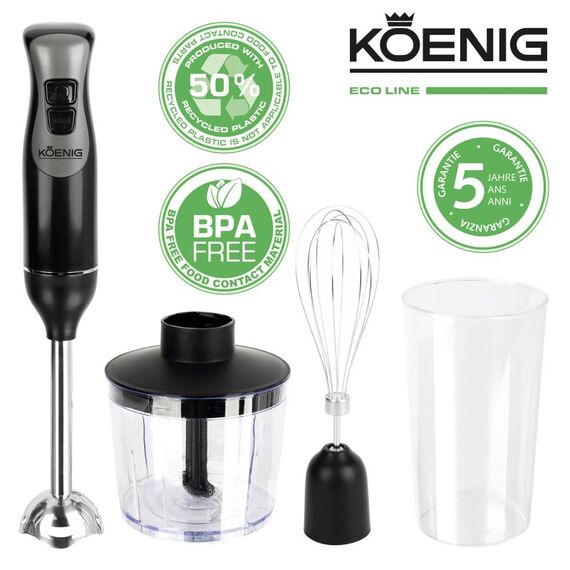 KOENIG B02401 Mixer Handmixer 400 W Schwarz
