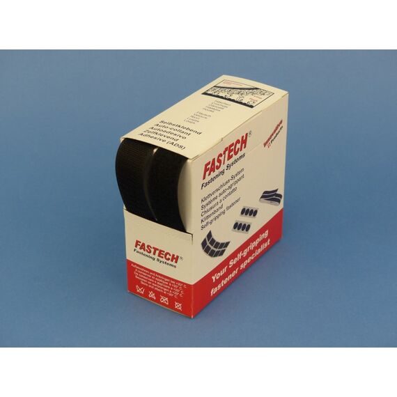 FASTECH B25-STD999905 Klettverschluss Schwarz