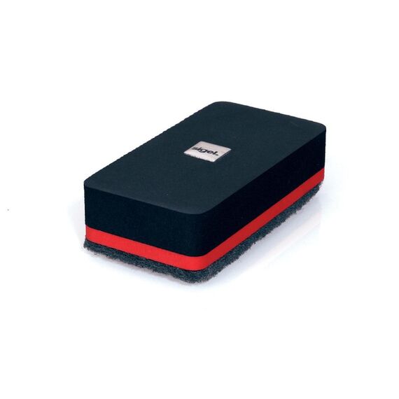 Sigel BA187 Radierer EVA (Äthylen-Vinylazetat), Fleece Schwarz, Rot 1 Stück(e)